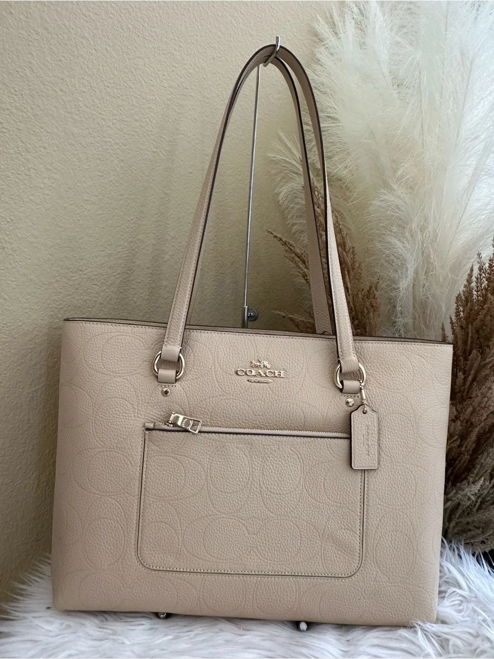 Coach Station Tote Bag In Signature Leather
